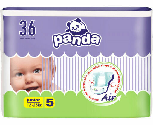 Panda Junior dětské pleny 36ks 12-25 kg porovnat ceny