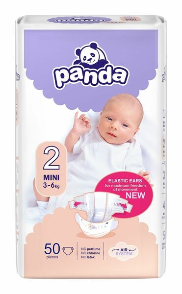 Panda Mini dětské pleny 50ks 3-6 kg 54 ks porovnat ceny