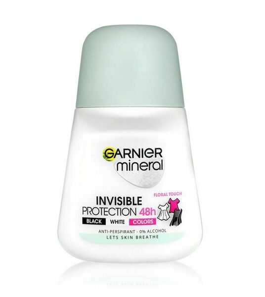 Garnier Mineral Invisible Black White Colors antiperspirant roll-on 50 ml porovnat ceny