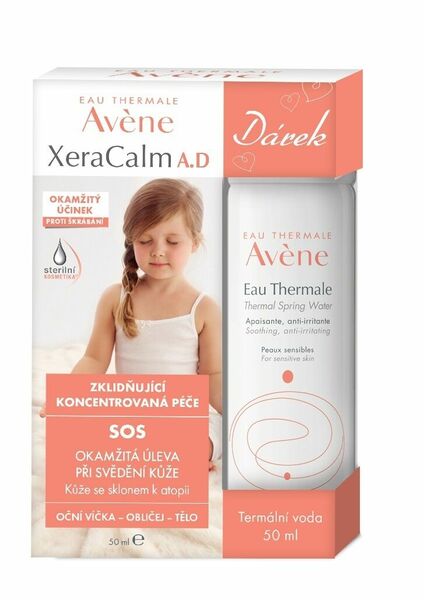 AVENE XeraCalm Zklidňující koncentrovaná péče 50ml + Termální voda 50ml porovnat ceny
