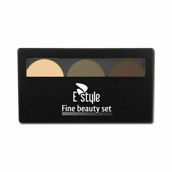 E-style Sada na úpravu obočí Medium brown 5,7g porovnat ceny