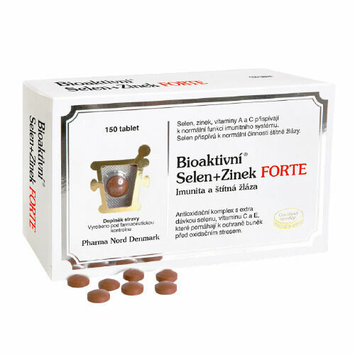 Pharma Nord  Bioaktivní Selen+Zinek FORTE 150tablet porovnat ceny