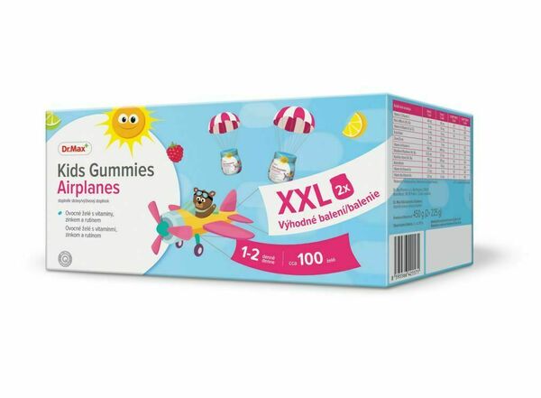 Dr. Max Kids Gummies AIRPLANES XXL 100 ks porovnat ceny