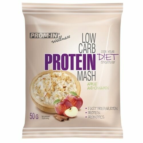 PROM-IN Low Carb Protein Mash jablko/skořice 50g porovnat ceny