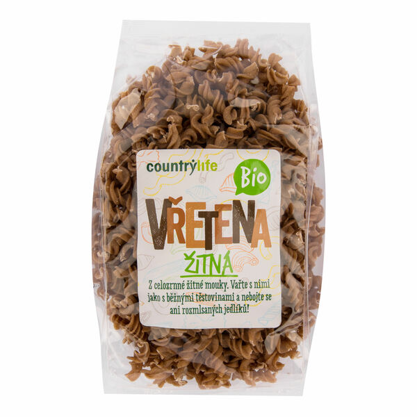 Country life Těstoviny vřetena žitná 400g porovnat ceny
