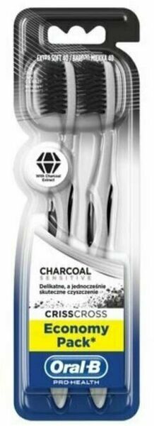 Oral-B Zubní kartáček CrissCross Charcoal Sensitive 2 ks porovnat ceny
