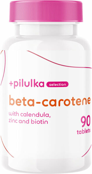 Pilulka Selection Beta-karoten s měsíčkem lékařským + zinek a biotin 90 tablet porovnat ceny