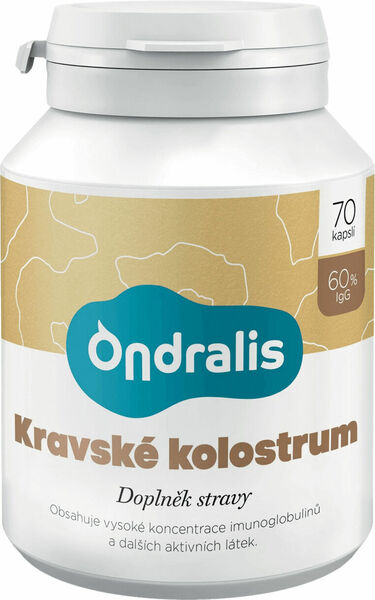 ONDRALIS kravské kolostrum 70 kapslí porovnat ceny
