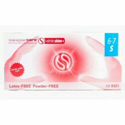Rukavice vyš. Sempercare Nitril Shine+ vel.S 150ks porovnat ceny