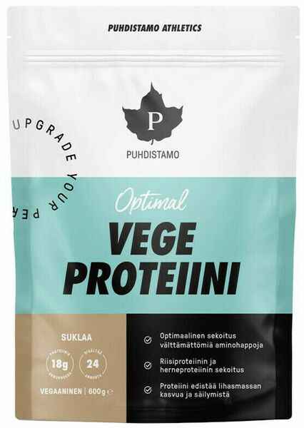 Puhdistamo Optimal Vegan Protein čokoláda 600g porovnat ceny