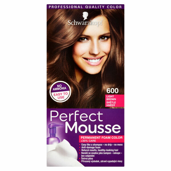 Schwarzkopf Perfect Mousse 600 světle hnědý porovnat ceny