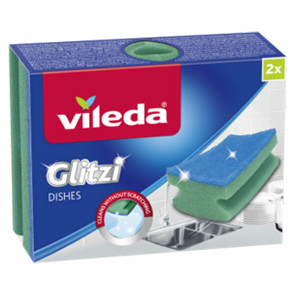 VILEDA Glitzi Houbička na nádobí 2 ks porovnat ceny