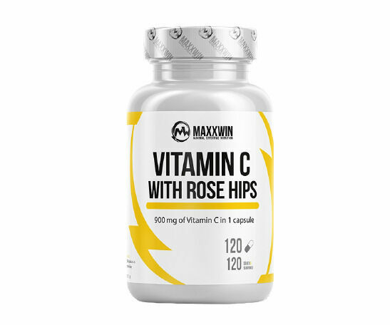 MAXXWIN Vitamin C 1000 with rose hips 120 kapslí porovnat ceny