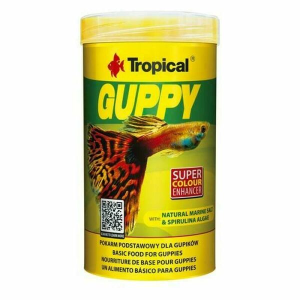 Tropical Guppy 250ml/50g základní krmivo pro paví očka porovnat ceny