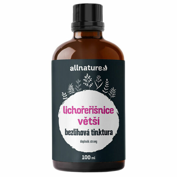ALLNATURE Lichořeřišnice větší bezlihová tinktura 100 ml porovnat ceny