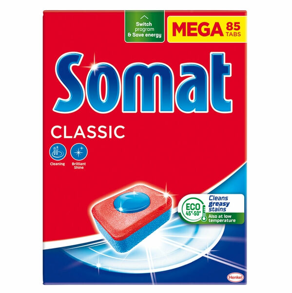 SOMAT Tablety do myčky Classic Mega 85 kusů porovnat ceny