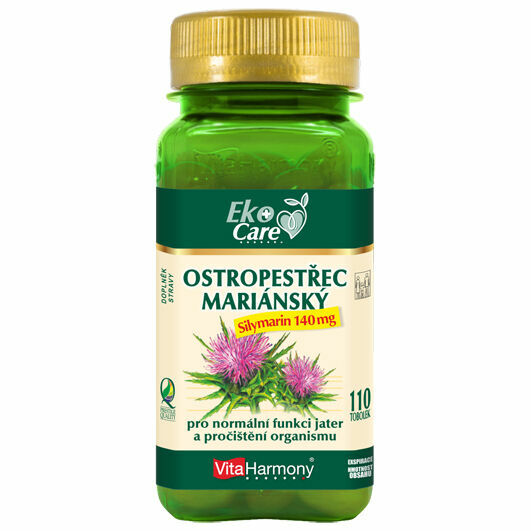 VitaHarmony, s.r.o.  VitaHarmony VE Ostropestřec Mariánský - Silymarin 140 mg - 110ks porovnat ceny