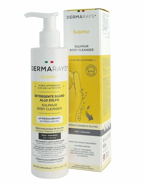 DERMARAYS SulpHur čistič na obličej a tělo 250 ml porovnat ceny