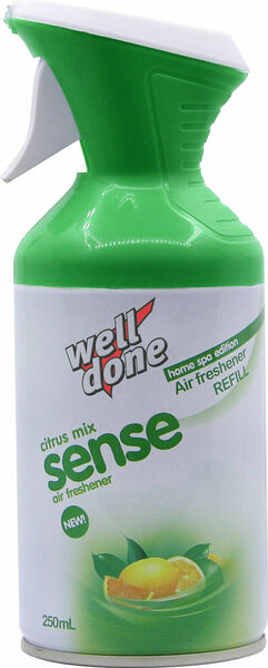 Well Done Sense PREMIUM osvěžovač vzduchu Citrus Mix 250ml porovnat ceny