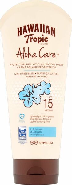 Hawaiian Tropic opalovací mléko SPF 15 Aloha Care Mattifies Skin 180ml porovnat ceny