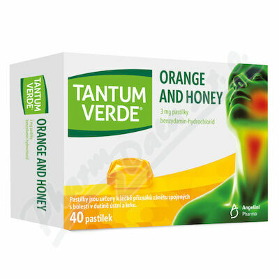 Tantum Verde Orange and Honey 3mg pas.40 porovnat ceny