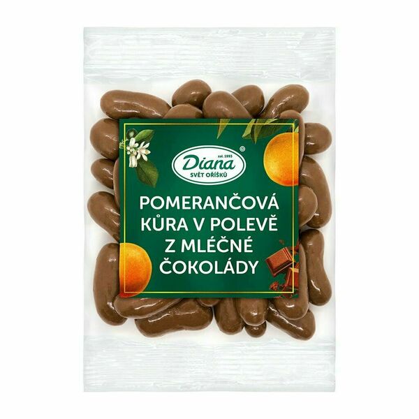 Diana Company Pomerančová kůra v polevě z mléčné čokolády 100g porovnat ceny