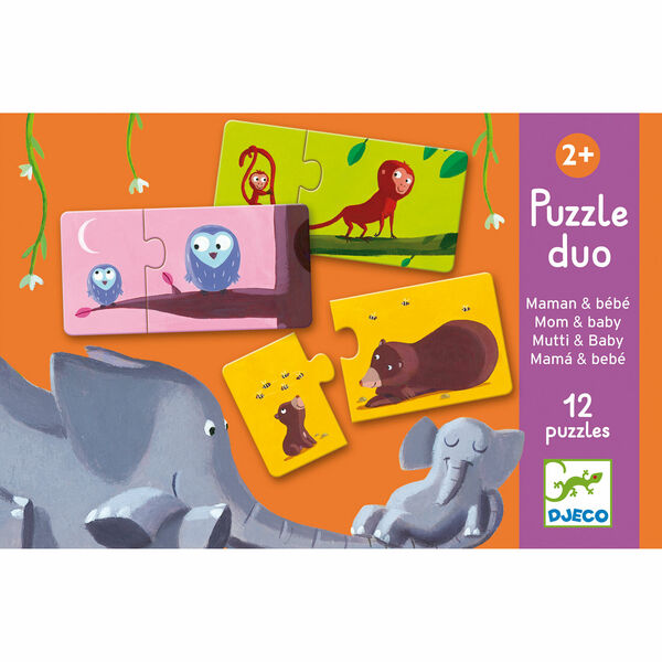 Djeco Duo Puzzle Najdi mládě porovnat ceny