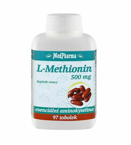 Medpharma L-Methionin 500 mg 97 tobolek porovnat ceny