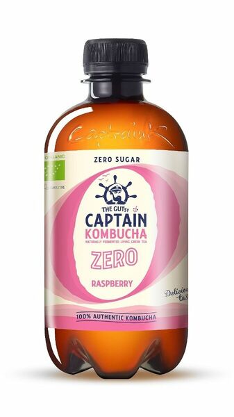 Captain Kombucha ZERO Malina BIO 400 ml porovnat ceny