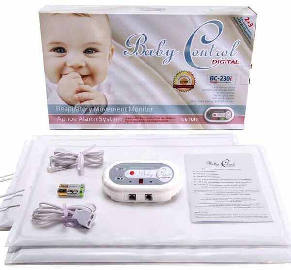 Baby Control Monitor dechu BC-2230, pro dvojčata s 2x2 senzorovými podložkami porovnat ceny