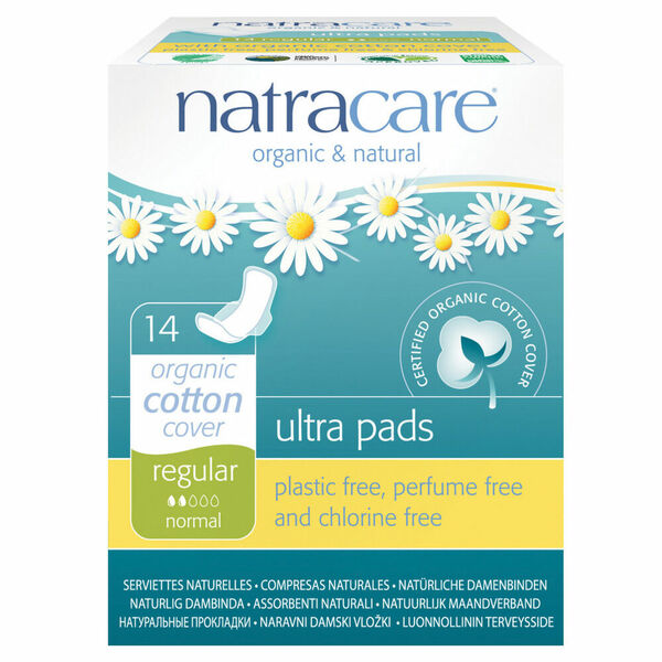 NATRACARE Menstruační vložky Ultra REGULAR s křidélky 14 ks porovnat ceny