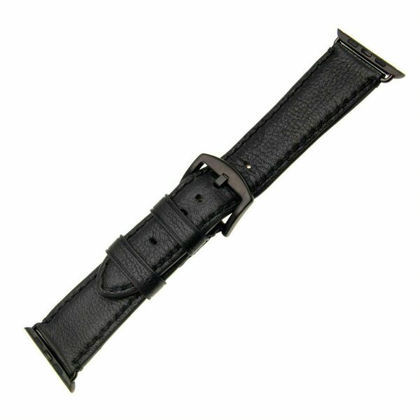 FIXEDKožený řemínek Berkeley pro Apple Watch s černou sponou černý 42/44/45mm porovnat ceny