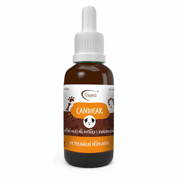 FAUNA Candiear ušní olej při výskytu kvasinek 50 ml porovnat ceny