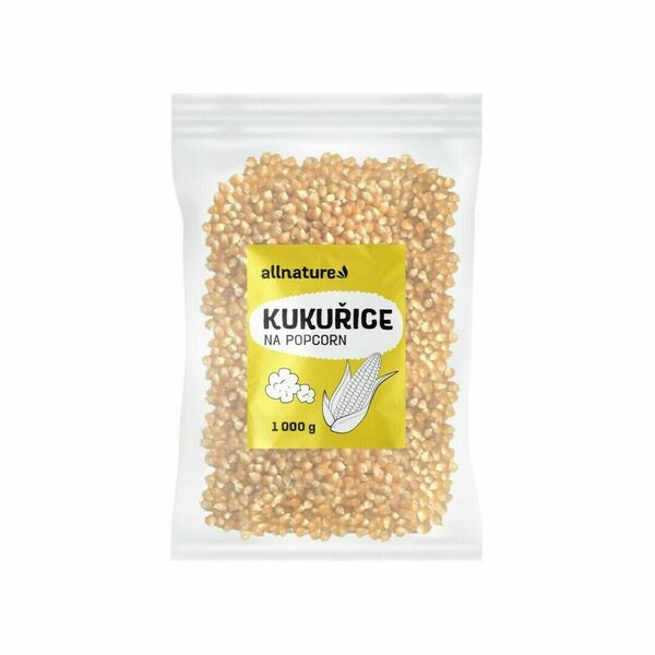 Allnature Kukuřice na popcorn 1000g porovnat ceny