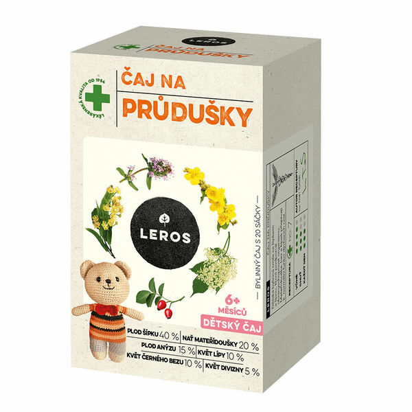 LEROS Čaj na průdušky 20 šáčků porovnat ceny