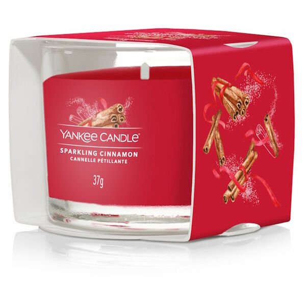 YANKEE CANDLE Sparkling Cinnamon votiv ve skle sada 37 g porovnat ceny