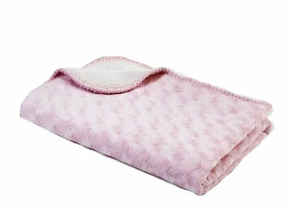 Baby Dan Dětská deka double fleece oboustranná pink 75x100 porovnat ceny