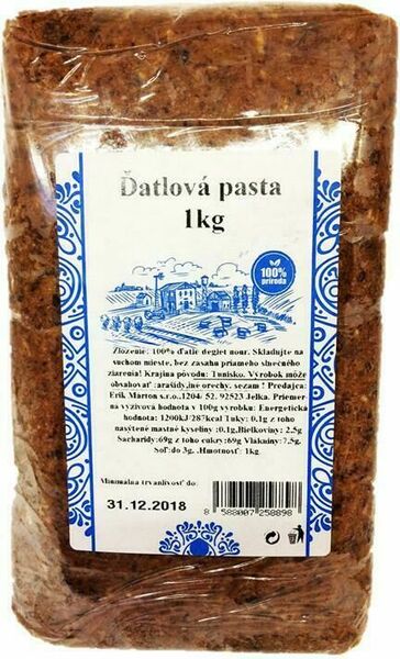 Najtelo Datlová pasta 1 kg porovnat ceny