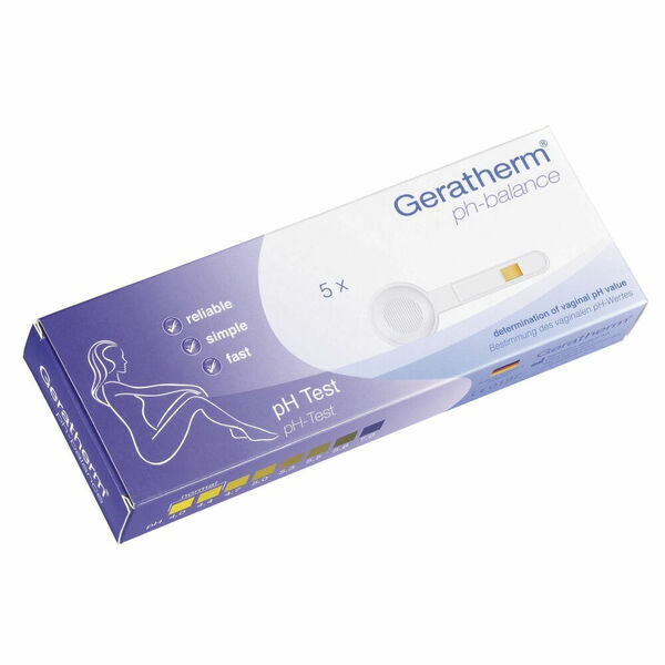 GERATHERM  pH balance domácí test vaginální infekce 5 kusů porovnat ceny