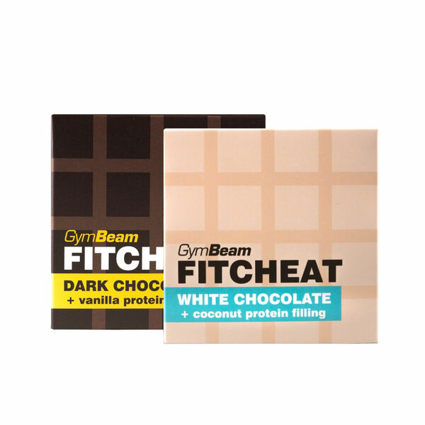 Gymbeam Fitcheat Protein Chocolate 90 g dark chocolate vanilla porovnat ceny