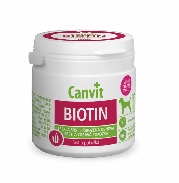 Canvit Biotin pro psy ochucený 100 tablet porovnat ceny