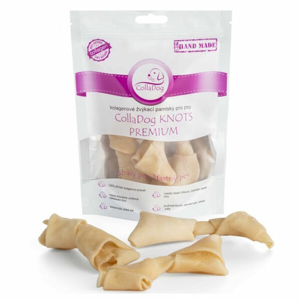 COLLADOG  Knots Premium Kolagenové žvýkací pamlsky pro psy vel.10 3 ks porovnat ceny