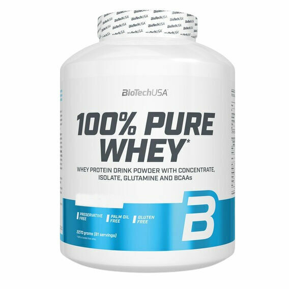 BioTech 100% Pure Whey Slaný karamel 2270 g porovnat ceny