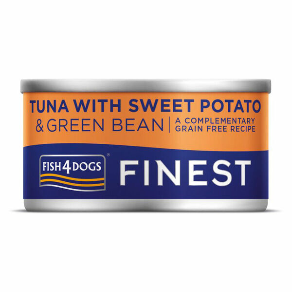 FISH4DOGS Konzerva pro psy Finest s tuňákem, sladkými bramborami a zelenými fazolkami 85 g porovnat ceny