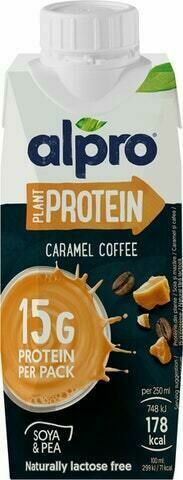 Alpro High Protein sójový nápoj s příchutí karamelu a kávy 250ml porovnat ceny