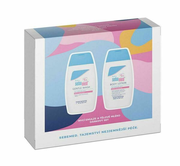 Sebamed Baby Mycí emulze + tělové mléko dárkový set porovnat ceny