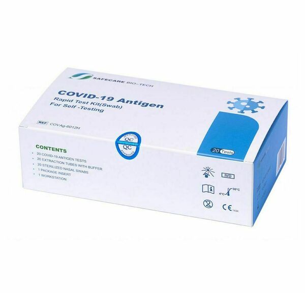 SAFECARE COVID-19 Antigen Rapid Test 20 ks porovnat ceny