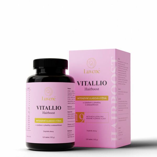 Luvené VITALLIO Vlasová výživa Vitallio Hairboost porovnání ceny