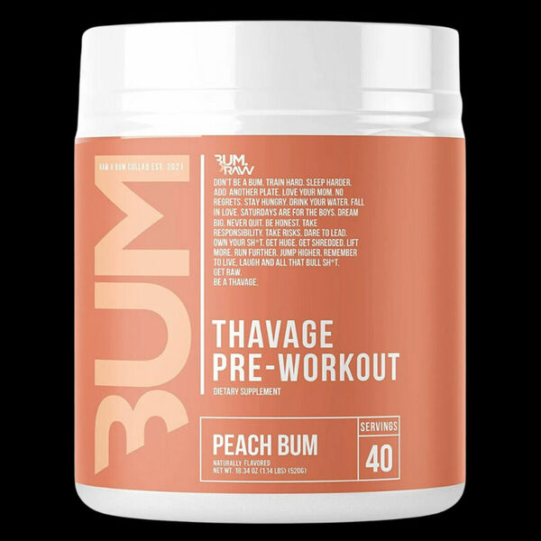 Raw Nutrition Thavage Pre-Workout 520g - broskev porovnat ceny