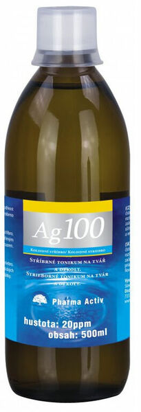 Pharma Activ Koloidní stříbro Ag 100 (20ppm) 500ml porovnat ceny